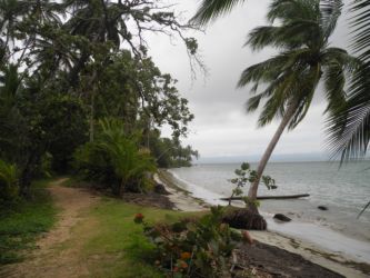 Playa Estrella sous la pluie...